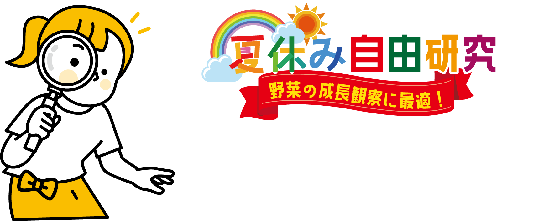 夏休み自由研究【野菜の成長観察に最適！】タネをまいて